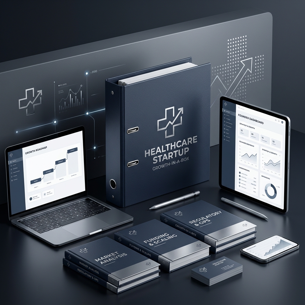 Healthcare Startup Growth-in-a-Box Mockup